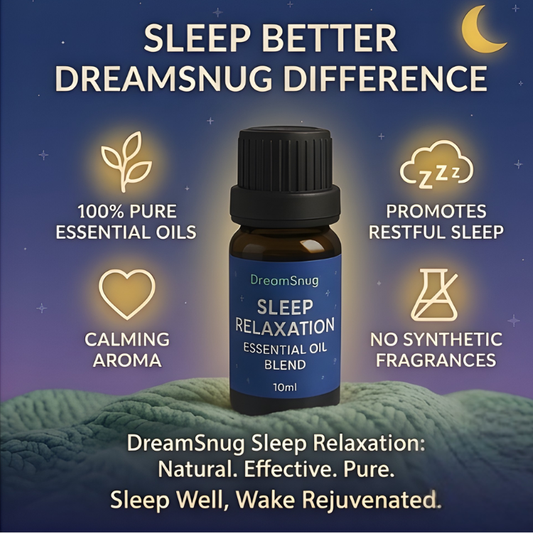 DreamSnug sleep relaxation essential oil blend Australia — 100% pure aromatherapy for natural sleep support